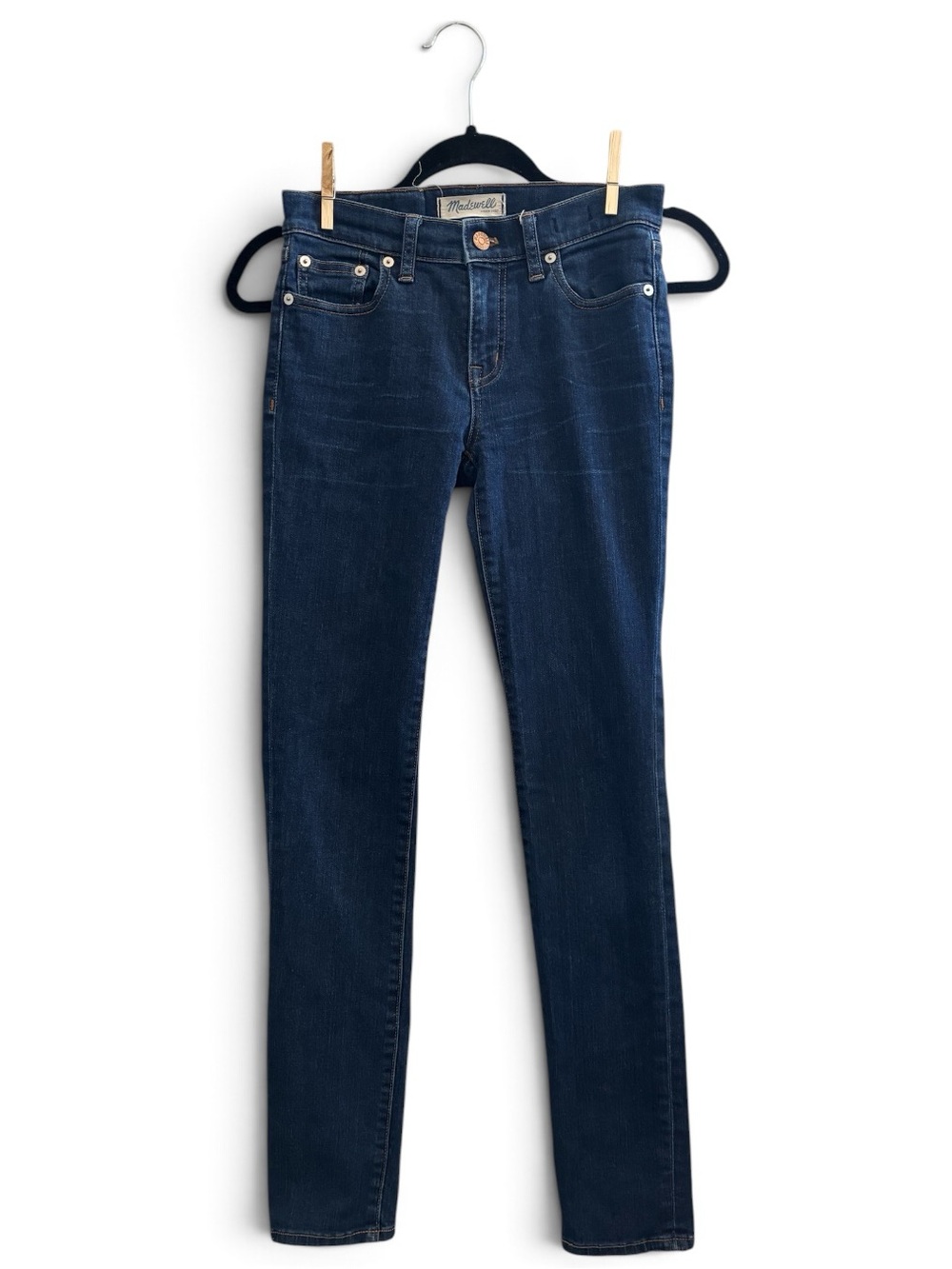 Madewell Alley Straight Jeans Size 24 Dark Wash